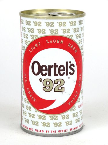 1967 Oertel's '92 Beer 12oz Tab Top T99-11