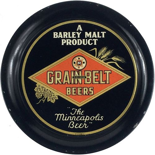 1938 Grain Belt Beers  Tip Tray 