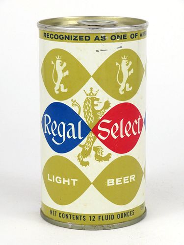 1967 Regal Select Beer 12oz Tab Top T113-36