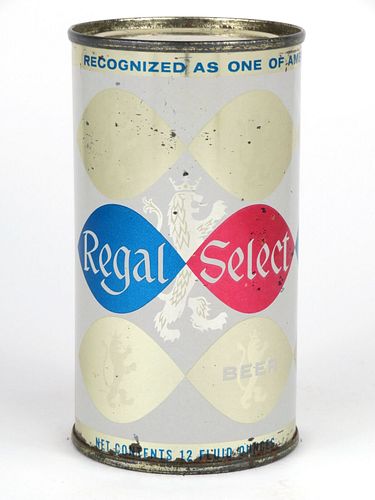 1962 Regal Select Beer 12oz Flat Top 121-18