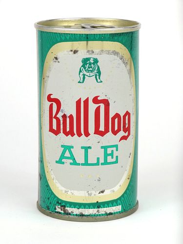 1967 Bull Dog Ale 12oz Fan Tab T50-05