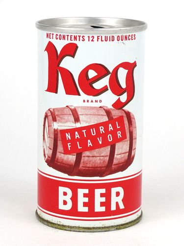 1968 Keg Beer 12oz Tab Top T84-20