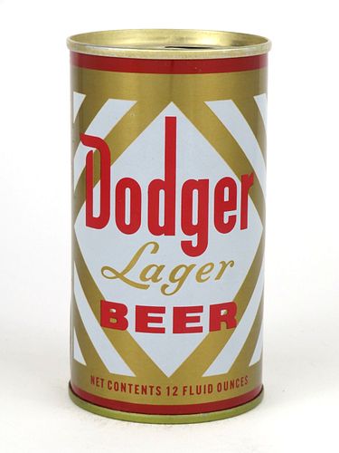 1968 Dodger Lager Beer 12oz Tab Top T59-05
