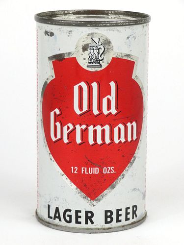 1963 Old German Lager Beer 12oz Flat Top 106-24