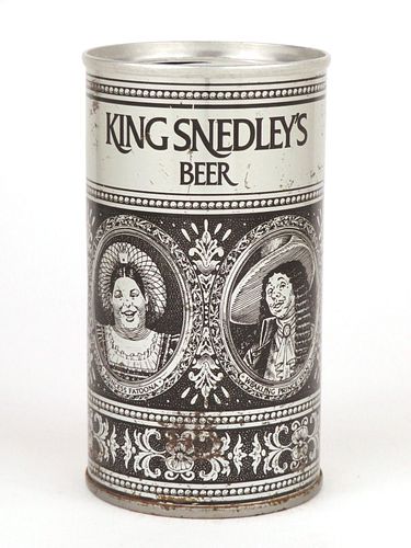1967 King Snedley's Beer 12oz Tab Top T84-35