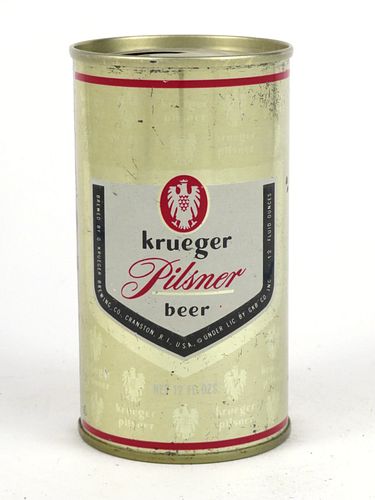 1971 Krueger Pilsner Beer  12oz Tab Top T86-34