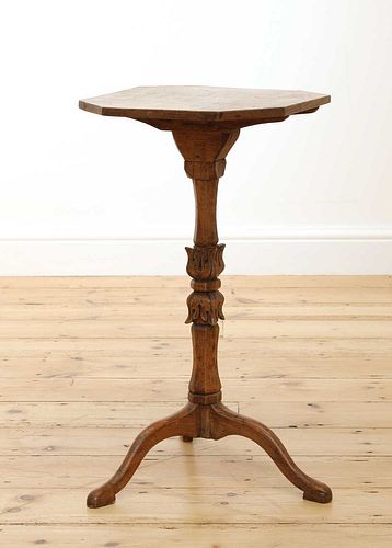 A French oak occasional table,