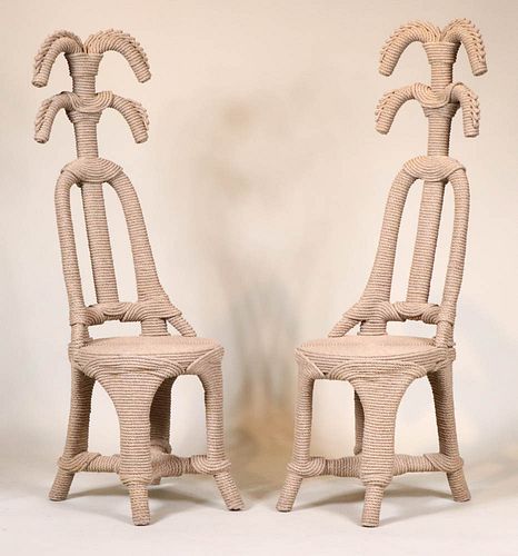 Pair of Christian Astuguevielle Chairs