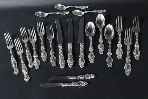 Gorham-Whiting Sterling "Lily" Pattern Flatware