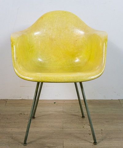 Eames for Herman Miller Fiberglass Arm Chair