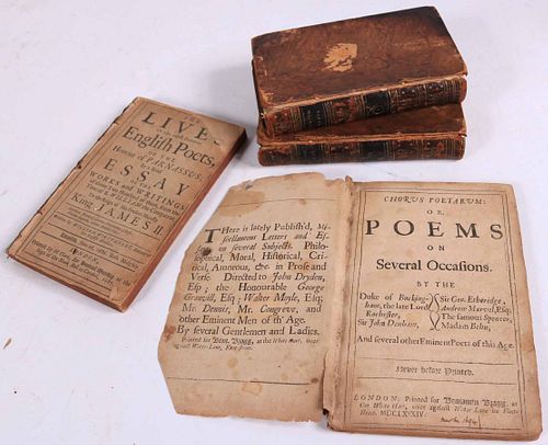 Set of British Texts on Poetry