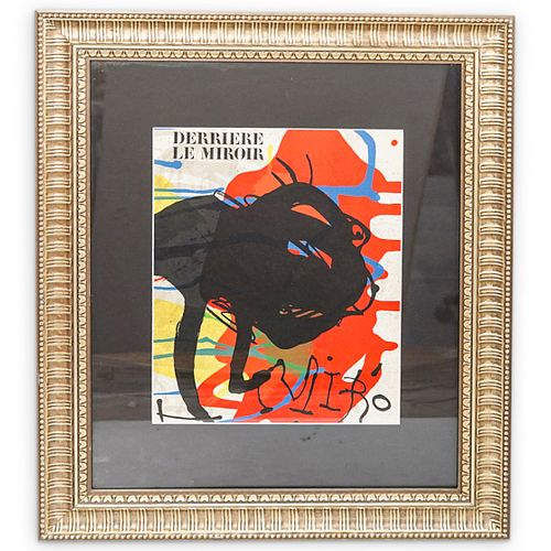 Joan Miro (Spanish, 1893) "Derriere Le Miroir" Litho