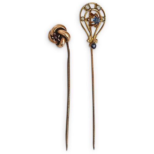 Victorian Jeweled Brooch Pins