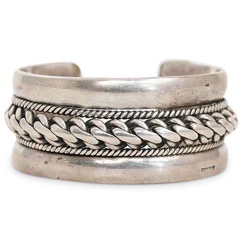 Antique Silver Plated Cuff
