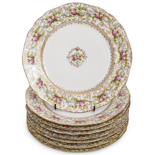 (8Pc) C Ahrenfeldt Limoges Porcelain Plates