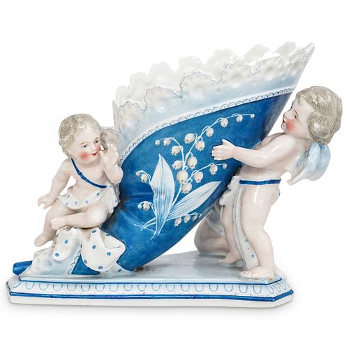 Antique KPM Porcelain Cherubs Group Figurine