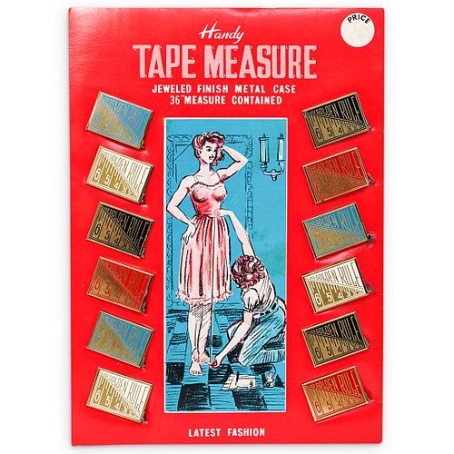 Vintage Handy Tape Measure Set