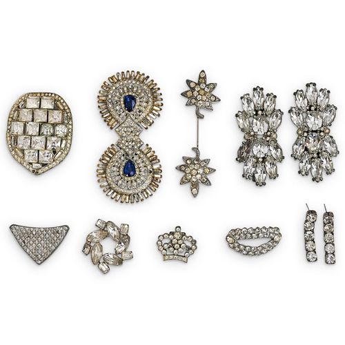 (11Pc) Antique Costume Jewelry Collection