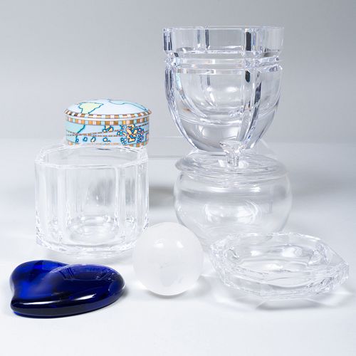 Group of Tiffany & Co. Glass Articles