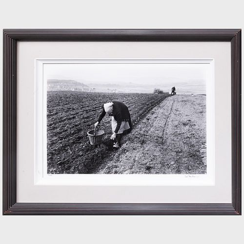 Carl Mydans (1907-2004): Potato Planting, Limburg, Germany
