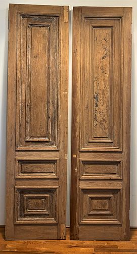 Exceptional Late 1800s Pair Victorian Doors 