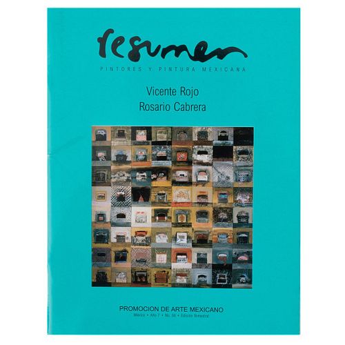 Revista Resumen. Pintores y Pintura Mexicana. Edición Bimestral. Diferentes años y números. México: Promoción de Arte Mexicano. Pzs:115