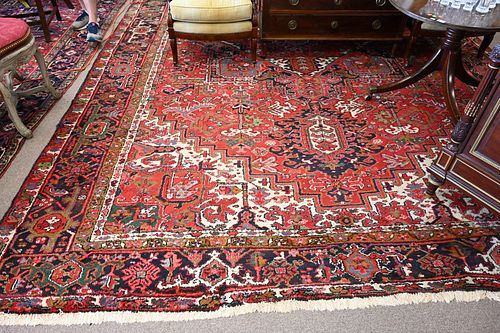 Heriz Oriental Carpet, 11' 2" x 16' 10".