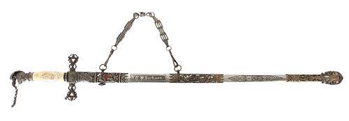 Knights of Columbus Sword and Scabbard