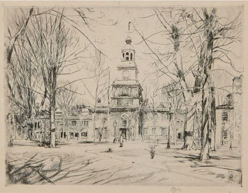 Childe Hassam - Independence Hall