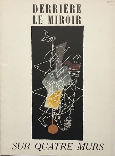 Georges Braque - Cover from Derriere le Miroir No.