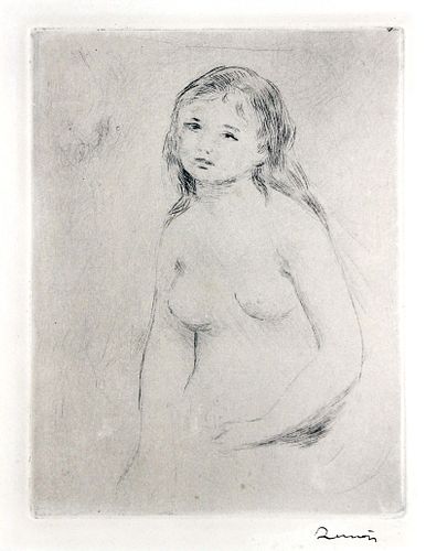 Pierre-Auguste Renoir - Etude Pour une Baigneuse