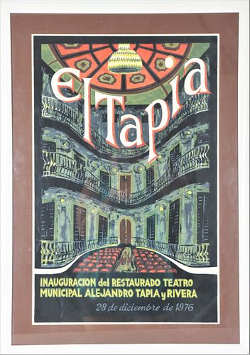 Carlos Sobrino (1909-1975) El Tapia Poster