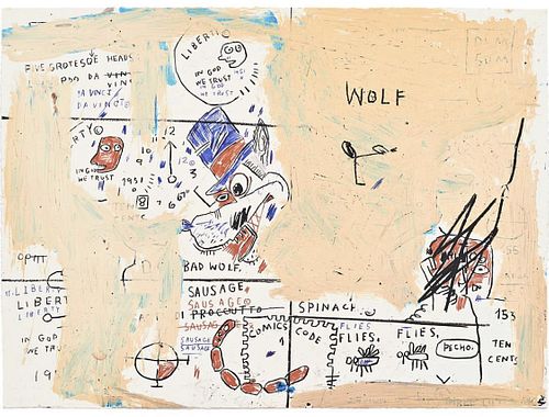 Jean-Michel Basquiat - Wolf Sausage