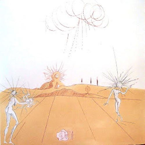 Salvador Dali - Paysage avec Figures