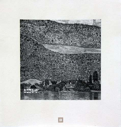 Gustav Klimt (After) - Unterach on Lake Attersee