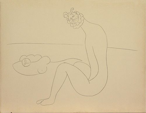 Pablo Picasso - Untitled from "Mes dessins d'Antibes"