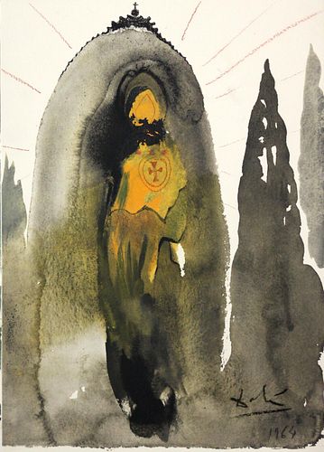 Salvador Dali - Who Will Go Up the Mountain of the Lord