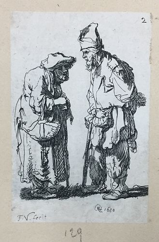 Rembrandt van Rijn - Begger Man and Begger Woman