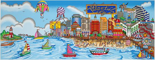 Charles Fazzino - An Atlantic City Summer 3-D