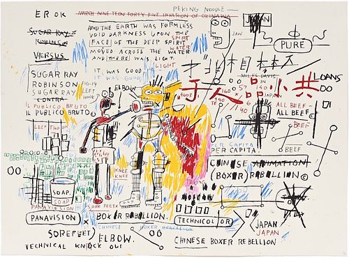 Jean-Michel Basquiat - Boxer Rebellion
