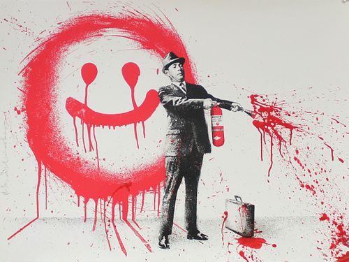 Mr. Brainwash - Spray Happiness (Red)