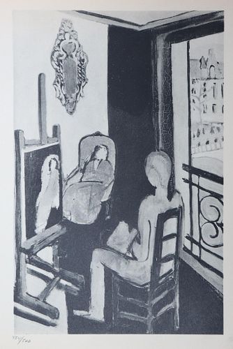 Henri Matisse - La porte-fenetre a nice from"XX Siecle