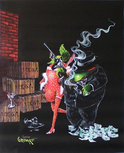 Michael Godard - Olive Capone with Strawberry