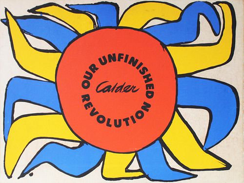Alexander Calder - Portfolio Cover from "Our Unfinished