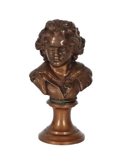 Bronze Figural Bust of a Man