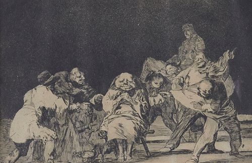 Francisco Goya "Loyalty" Etching