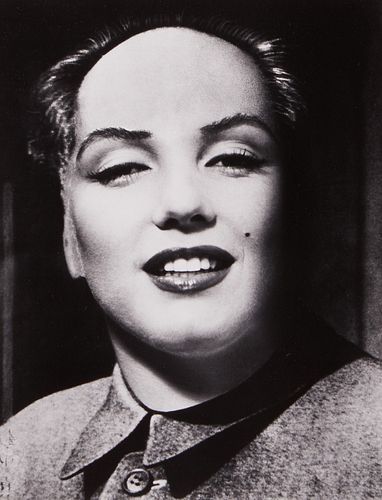 Philippe Halsman Marilyn as Mao