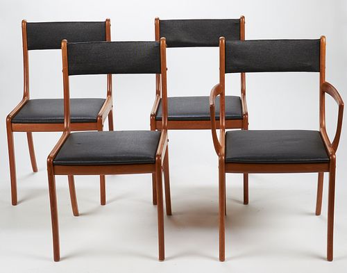 Set of 4 Ole Wanscher PJ Chairs Danish Mid-Century