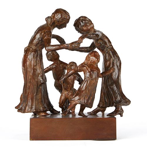 Paul Granlund "Mothers Model" Bronze Sculpture 1978