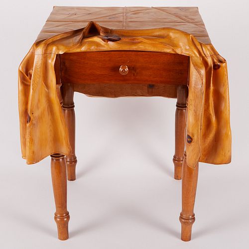 Livio de Marchi Wooden Side Table